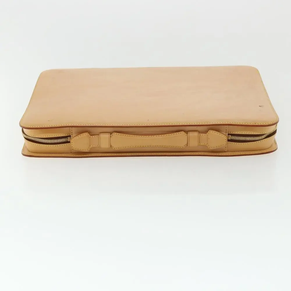 LOUIS VUITTON Valtec Briefcase Nomad Leather Beige M99071